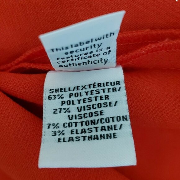 Diane von Furstenberg Carmen Dress 0 Poppy Red Sheath Cut-out‎ Neck DVF Cocktail - Picture 7 of 11